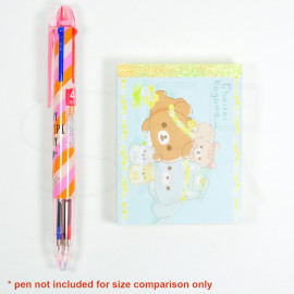 San-X Mini Memo Pad [MH08601] - Chairoi Koguma Yellow