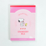 Sun-Star Stationery A6 Memo Pad [S2836416] - Snoopy Straberry Milk 