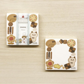 Mizutama x Furukawashiko x Papier Platz [CAKE SHOP mizutama Series] - Block Memo Pad Cookies