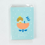 mizutama 4-Design Memo Pad [Flowers, Animals, Girls] (Tsutaya Limited)