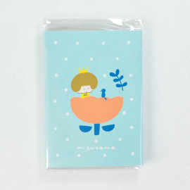 mizutama 4-Design Memo Pad [Flowers, Animals, Girls] (Tsutaya Limited)