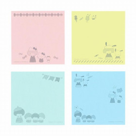 Sun-Star Stationery Sticky Notes x mizutama x Sanrio Characters [S2847353] - Red