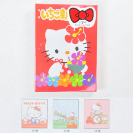Sanrio x 3COINS Book-Type Memo [Ichigo Newspaper] Hello Kitty