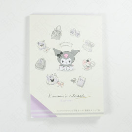 Kamio Japan CUTE MODEL A6-Size Memo Pad and Pencil Board x Sanrio - Kuromi