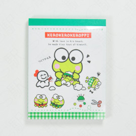 Sanrio Mini Memo Pad - Kerokeroppi Tsukurigaeru