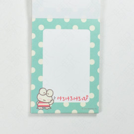 Sanrio Mini Memo Pad - Keroppi Fancy Retro