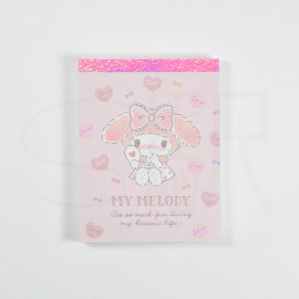 Sanrio Mini Memo Pad - My Melody Pink Cosmetics