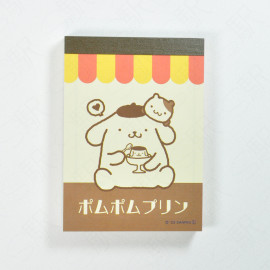 Sanrio Mini Memo Pad - Pompompurin Fancy Retro