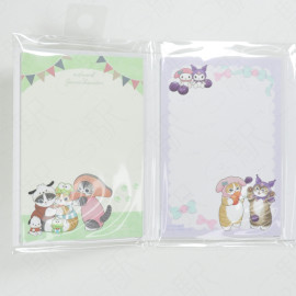 Ensky mofusand x Sanrio Characters Mini Memo Pad