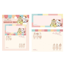 Ensky mofusand x Sanrio Characters Sticky Note Set Limited Edition 