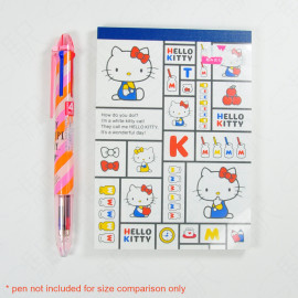 Sanrio A6-Size Memo Pad - Hello Kitty Square