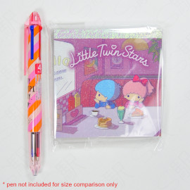 Sanrio Characters Square Memo Pad [City Pop] Little Twin Stars