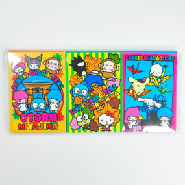 Sanrio Characters Mini Memo Pad Set [Hiroshima Limited]