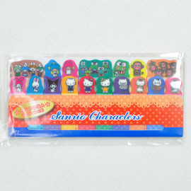 Sun-Star Stationery Sanrio Die-Cut Clear Sticky Notes - Sanrio Characters [S2063328] - Red