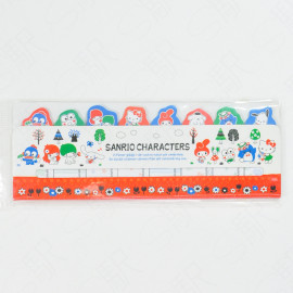 Sun-Star Stationery Sanrio Die-Cut Slim Sticky Notes - Sanrio Characters [S2055503] - Nordic