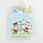 CRUX Tama and Friends x Sanrio Characters Book-Style Pata-Pata Mini Memo Pad [CR130203] - Blue