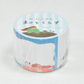Tegamisha Roll Sticky Notes x Cotori Cotori - Living with Cats