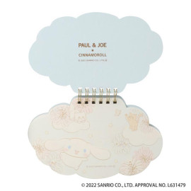 Mark's Inc. Die-Cut Notebook Paul & Joe: La Papeterie x Sanrio [PAJ-NB21-CNM] - Cinnamoroll
