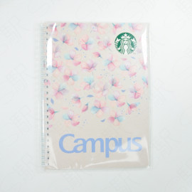 Starbucks x Campus Notebook Sakura Limited Edition 2025 - Beige