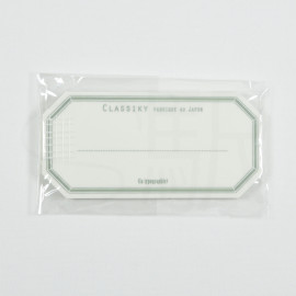Classiky Letterpress Label Sheets Green 20319-04 (50 pcs.)