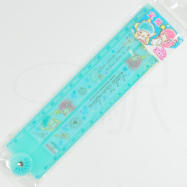 Sun-Star Stationery Foldable Ruler [Sanrio] Little Twin Stars