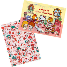 Sanrio Original A5-Size File Folder Set x SWIMMER [D4454] Sanrio Characters