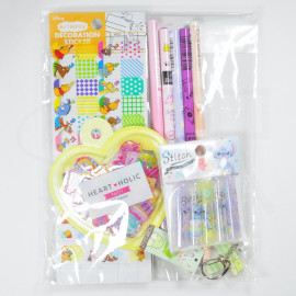 Happy Pack (Decoration Sticker, Pencils, Pencil Caps, Key Holder, Sticker Pack)