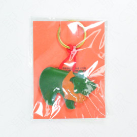 Benlly's & Job Kumasake Keychain - Green Bear Camel Fish Benlly's & Job Kumasake Keychain - Green Bear Camel Fish