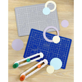 Sun-Star Stationery Circle Cutter x mizutama [S3721795] - Green