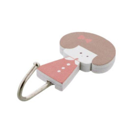 Sun-Star Stationery mizutama Wooden Hook Magnet [S3622991] - Girl