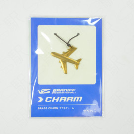 Midori Brass Charm x Braniff International [62294-006-900] - AIRPLANE