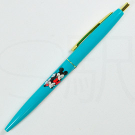 Disney BIC Ballpen Click Gold [S4649338] Teal Green - Mickey and Minnie Mouse