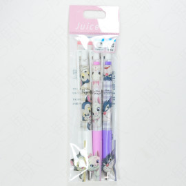 Disney Store Exclusive x Pilot Juice Up 04 3-Piece Pen Set [Marie The Aristocat, Figaro, Lucifer]