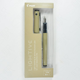 Pilot LIGHTIVE Fountain Pen FINE Point Limited Edition [P-FLT23-1-KAF] - Khaki