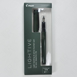 Pilot LIGHTIVE Fountain Pen FINE Point Limited Edition [P-FLT23-1-OGF] - Olive Green