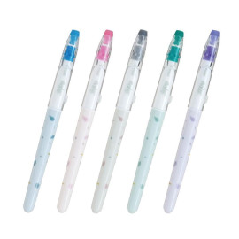 PILOT Frixion Colors 0.6mm Felt Tip Pen Shear Stone Series Limited Edition [SFC-75MCS-5C] - Purple Set