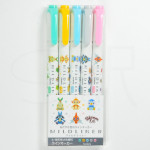 Pokemon Center Exclusive x Zebra Mildliner Set [Pokemon Fit]
