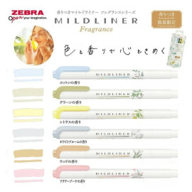 Zebra Mildliner Set with Fragrance [WKT7-FR-6C]