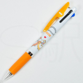 Mitsubishi Pencil Uni Jetstream 3-Color Ballpoint Pen 0.5mm x Kamio Japan CUTE MODEL Disney - Chip and Dale [10821]