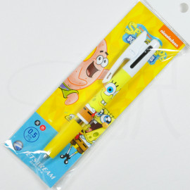 MITSUBUSHI PENCIL Uni Jetstream 0.5mm 2-Color Pen Holder with Refills x Nickelodeon: Spongebob Squarepants MITSUBUSHI PENCIL Uni Jetstream 0.5mm 2-Color Pen Holder with Refills x Nickelodeon: Spongebob Squarepants