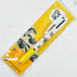 MITSUBUSHI PENCIL Uni Jetstream 0.5mm 2-Color Pen Holder with Refills x Shaun the Sheep