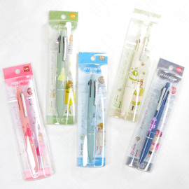 Mitsubishi Pencil Uni JETSTREAM Lite Touch Ink 4&1 4-Color Ballpen and Mechanical Pencil x Gakken Kurahashi Rei [H25807] Dark Blue