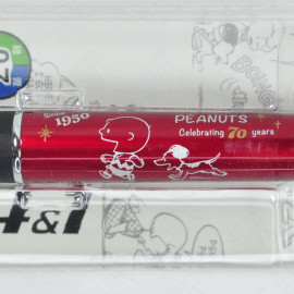 Mitsubishi Pencil Uni Jetstream 2&1 2-Color Ballpoint Pen and Mechanical Pencil x BSS Kutsuwa Snoopy - Red [ES292RD]