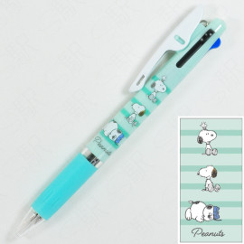Mitsubishi Pencil Uni Jetstream 3-Color Ballpoint Pen 0.5mm x Kamio Japan CUTE MODEL - Snoopy Brothers