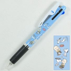Mitsubishi Pencil Uni Jetstream 3-Color Ballpoint Pen 0.5mm x Kamio Japan CUTE MODEL Snoopy - Very Hungry