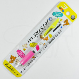 Mitsubishi Pencil Uni Jetstream 3-Color Pen Holder with Refills x San-X Rilakkuma [PP37901]
