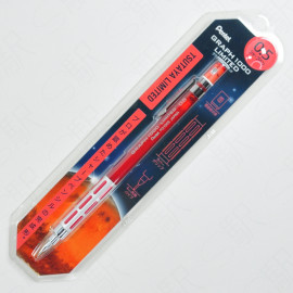 Pentel GRAPH 1000 0.5mm Mechanical Pencil (TSUTAYA LIMITED) - Clear Red
