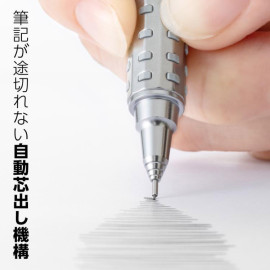 Pentel ORENZ AT (Automatic Technology) Dual Grip 0.5mm Mechanical Pencil [XPP2005-Z] - Silver