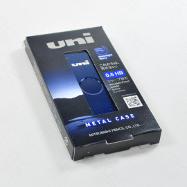 Mitsubishi Pencil Mechanical Pencil Refill 0.5HB with Metal Case [ULSM05HB.MLN] - Moonlight Navy