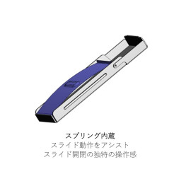 Mitsubishi Pencil Mechanical Pencil Refill 0.5HB with Metal Case [ULSM05HB.MLN] - Moonlight Navy